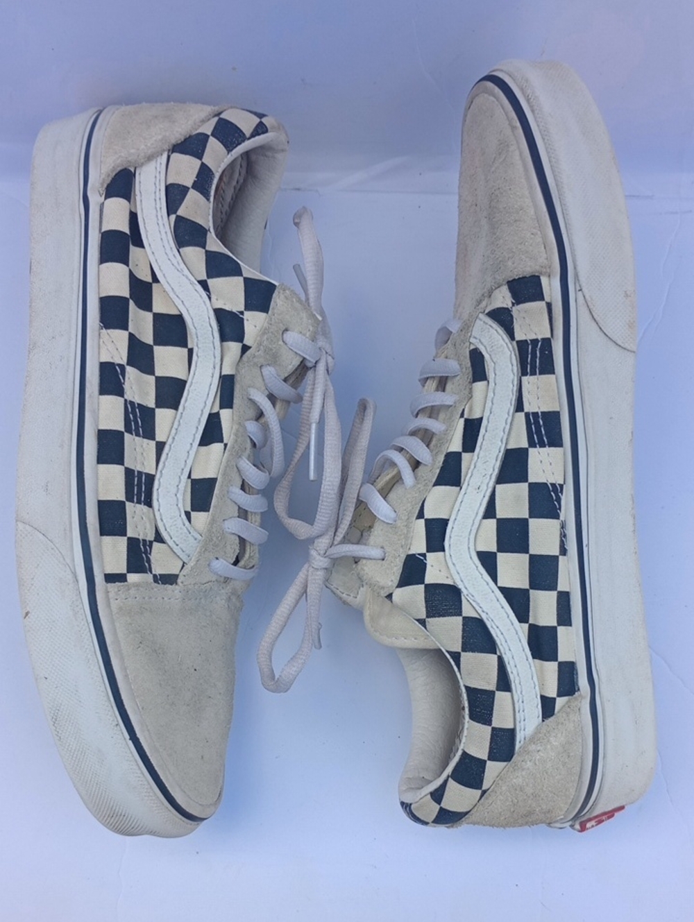 Vans Old Skool Women's Low-Top Skate Shoes Punk Sneakers Size 8.5 Black White
